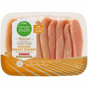 Simple Truth™ Natural Raised Cage Free Boneless & Skinless Chicken Breast Tenders, 1 lb