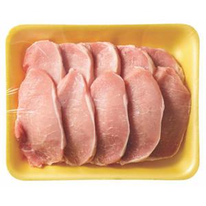 Pork Boneless Loin Chops (10 Chops per Pack), 2.5 lb