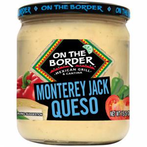 On The Border Monterey Jack White Queso Dip, 15.5 oz