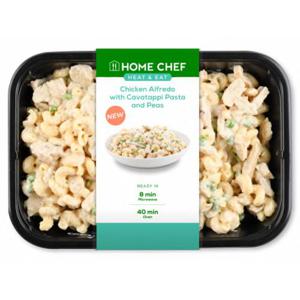 Home Chef Heat and Eat Chicken Alfredo With Cavatappi Pasta And Peas, 44 oz