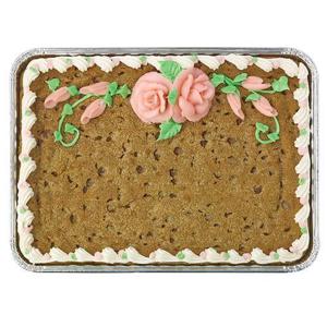 Wegmans Ultimate Chocolate Chip Cookie Cake, 1/8 Sheet