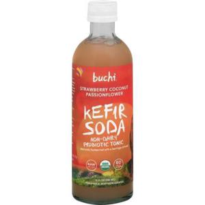 BUCHI Kefir Soda, Strawberry Coconut Passionflower