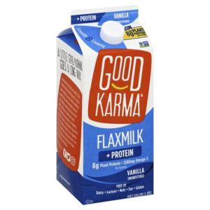 Good Karma Flax Milk, Unsweetened, + Protein, Vanilla