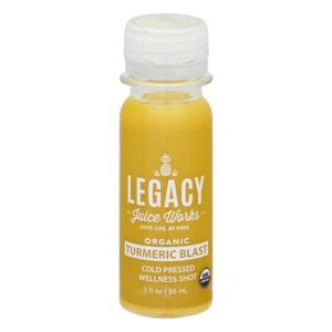 LEGACY Wellness Shot, Organic, Turmeric Blast, Cold Pressed