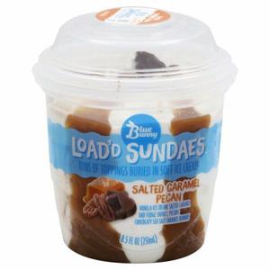 Blue Bunny Load'd Sundaes Ice Cream, Salted Caramel Pecan