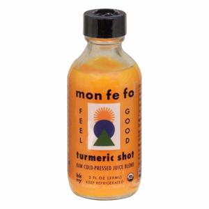 Mon Fe Fo Turmeric Shot, Organic, Raw Cold-Pressed