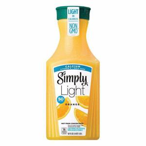 Simply Light Juice Beverage, Orange, Pulp Free