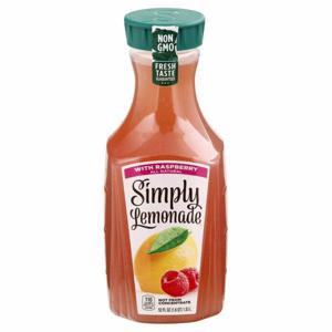 Simply Lemonade Drink with Raspberry