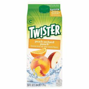 Twister Flavored Drink, Peach Orchard Punch