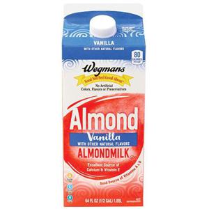 Wegmans Almondmilk, Vanilla