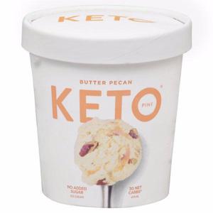 Keto Pint Ice Cream, Butter Pecan