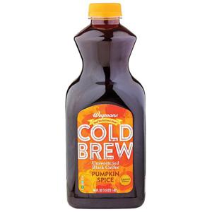 Wegmans Cold Brew Pumpkin Spice Unsweetened Black Coffee