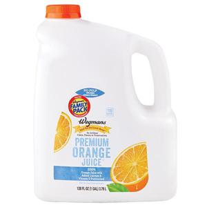 Wegmans Orange Juice,  Calcium & Vitamin D, No Pulp, Premium, FAMILY PACK