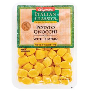 Wegmans Italian Classics Pasta, Potato Gnocchi, with Pumpkin