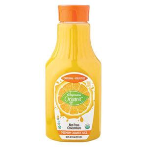 Wegmans Organic Premium Orange Juice, Original, Pulp Free