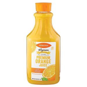 Wegmans Premium Orange Juice, Extra Pulp