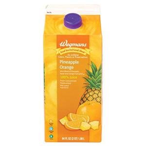 Wegmans Pineapple Orange Juice Blend