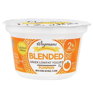 Wegmans Yogurt, Greek, Pumpkin, 2% Milkfat