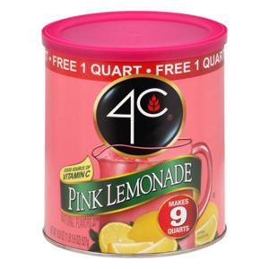 4C Drink Mix, Pink Lemonade