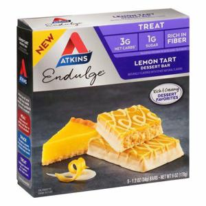 Atkins Endulge Dessert Bar, Lemon Tart, Treat