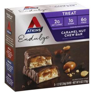 Atkins Endulge Chew Bar, Caramel Nut