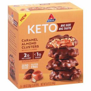 Atkins Clusters, Keto, Caramel Almond