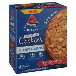 Atkins Protein Cookies, Peanut Butter