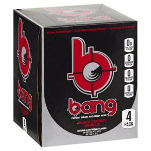 Bang Energy Drink, Black Cherry Vanilla, 4 Pack