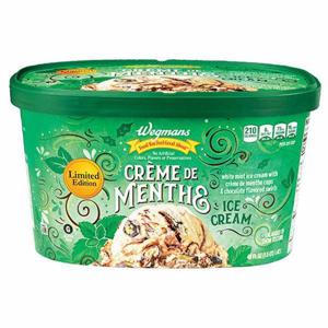 Wegmans Creme De Menthe Ice Cream