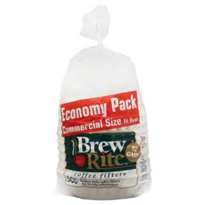 Brew Rite Coffee Filters, 12 Cup, Commercial Size, Economy Pack