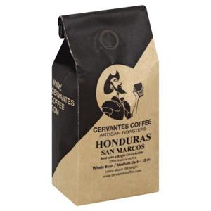 Cervantes Coffee Coffee, 100% Arabica, Whole Bean, Medium Dark, Honduras San Marcos