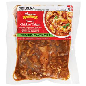 Wegmans Savory Chicken Thighs, Cook in Bag