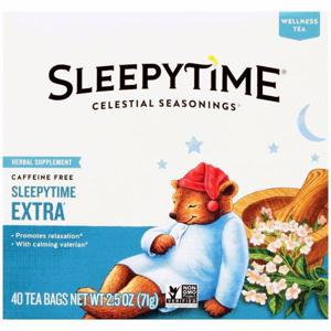 Celestial Seasonings Sleepytime Extra Wellness Tea, Caffeine Free, Tea Bags