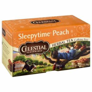 Celestial Seasonings Herbal Tea, Sleepytime Peach, Caffeine Free, Tea Bags