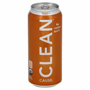 Clean Cause Yerba Mate, Organic, Peach