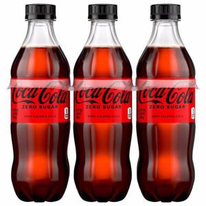 Coca-Cola Soda, Zero Calorie, Zero Sugar, 6 Pack