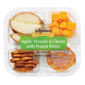 Wegmans Apple, Pretzel, & Cheese with Peanut Butter