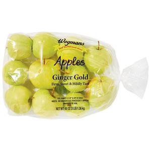 Wegmans Bagged Ginger Gold Apples