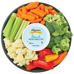 Wegmans Large Veggie Tray with Ranch Dip