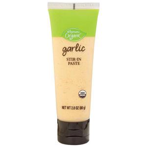 Wegmans Organic Garlic Stir-In Paste