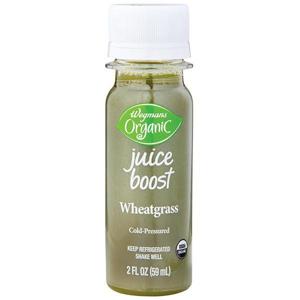 Wegmans Organic Wheatgrass Juice Boost