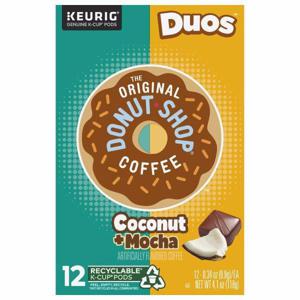 Donut Shop Duos Coffee, Coconut + Mocha, K-Cup Pods