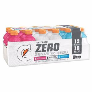 Gatorade Zero Thirst Quencher, Berry, Glacier Cherry, Glacier Freeze, 18 Pack