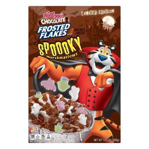 Frosted Flakes Cereal, with Spooky Marshmallows, Chocolate, Limited Edition