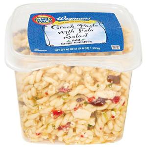 Wegmans Greek Pasta Salad with Feta, FAMILY PACK