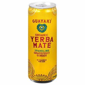 Guayaki Yerba Mate, Organic, Grapefruit Ginger, Sparkling