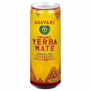 Guayaki Yerba Mate, Organic, Cranberry Pomegranate, Sparkling