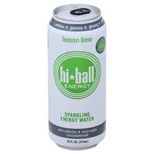 Hi-ball Energy Sparkling Water, Energy, Lemon Lime