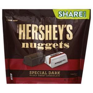 Hershey's Nuggets Chocolate, Special Dark, Share Pack