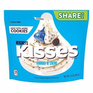 Hershey's Kisses Candy, Cookies 'N' Creme, Share Pack